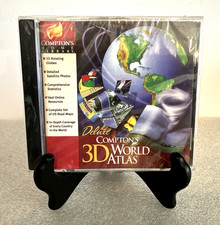 The Learning Company Compton's 3D World Atlas Deluxe PC 1998 - Brand New Sealed picture