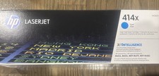 HP 414X High Yield Cyan Original LaserJet Toner Cartridge, ~6,000 pages, W2021X picture