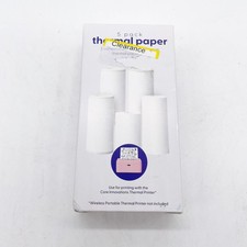 Core Innovations Mini Thermal Printer Paper 5 Rolls 3 Adhesive + 2 Non-Adhesive picture