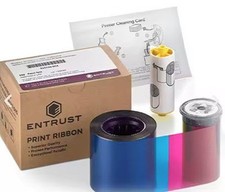 5x - Entrust 535700-004-R088 YMCKT Color Ribbon Datacard CD880 CD180 500 Prints picture