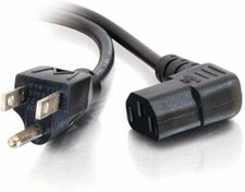  6 Feet right angle Power Cord Black  picture