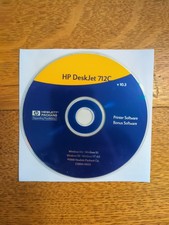 HP DeskJet 712C printer software CD-ROM, version 10.3 disc only  picture
