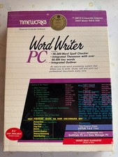 Timeworks Word Writer PC MS-DOS Word Processor Software, Tandy 1000 picture