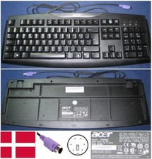 Danish Qwerty Keyboard Acer SK-1688 KB.6880B.073 GYUR845K PS/2 Plug picture