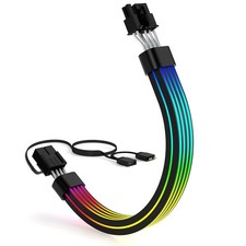 RGB 8 Pin PCIE Cable Bright ARGB GPU Extension for RTX 3060 4060 4070 Pro picture