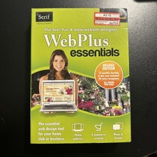 BRAND NEW SEALED Serif WebPlus Essentials Web Design Tool - 13564 picture