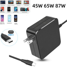 45W 65W 87W USB C Type C AC Adapter Charger For ASUS HP DELL Samsung Macbook LG picture