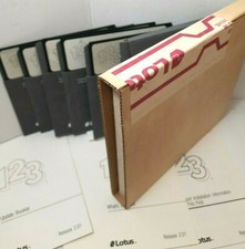 Lotus 123 Release 2.01 Update for DOS - OEM Pack - See Images - Vintage cool picture