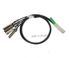 1m CAB-Q-4S-100G-1M Arista Compatible 100Gbps QSFP28 to 4x25G SFP28 Cable picture