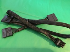 eVGA 6 pin to 3x SATA DRIVER POWER cable FOR EVGA SuperNOVA 750 B2 GA G+ G2 G3  picture