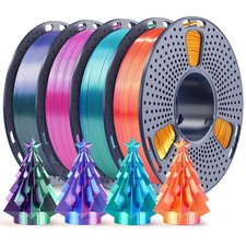 SUNLU Dual Color PLA 1.75mm 250g 3D Printing Filament Bundle 4 Spools 250g Each picture