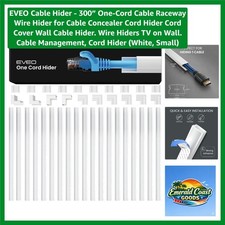Customizable 300” Cable Management Kit - Elegant Solutions for Tidy Spaces picture