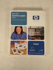Open Box HP Trifold Glossy Brochure Paper C7020A Inkjet 100 Sheets Complete picture