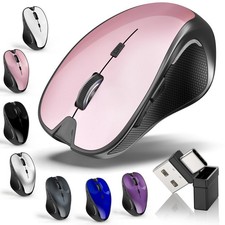Mouse for MacBook Wireless Bluetooth Laptop Mac Pro Air Mice with Jiggler picture