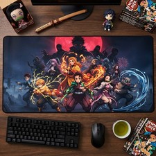 Demon Slayer Gaming Mousepad XXL Anime Desk Mat Tanjiro Nezuko Hashira Non-Slip picture