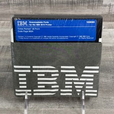 Vintage 1989 IBM 4019 Printer Downloadable Fonts TIMES ROMAN 5 1/4