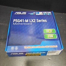 ASUS P5G41-M LX2/GB Motherboard LGA775 Intel G41 DDR2 w/ Box Manual Cables... picture