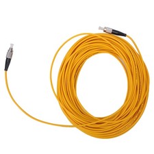 20m FC/UPC To FC/UPC Single Mode Optical Fiber Patch Cable Cord Yellow❀ picture