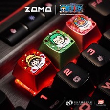 One Piece Official Keycap Set Luffy Zoro Chopper Metal Aluminum Alloy Keycaps picture