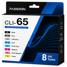 FADSOON® 8PK CLI-65 Ink Cartridge for PIXMA PRO-200 PRO-200S Compatible Set picture