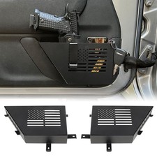 Metal Front Door Storage Box for 2007-2018 Jeep Wrangler JK JKU 2/4 Door picture