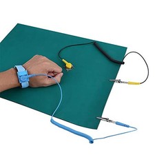 Anti-Static Wrist Strap ESD Ground Mat Set for Phone Repair, Computer Default picture