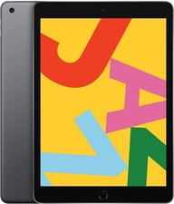 Apple iPad 7th Gen. 128GB 2019 10.2-inch Factory Unlocked Gray Very Good picture