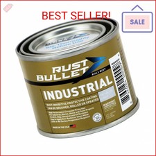 RUST BULLET Industrial - Metallic Gray - 1/4 Pint - Rust Preventative Coating fo picture