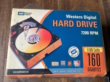 Hard Drive Western Digital 7200 RPM 160 Gigabytes 8 MB Cache Open Box See Photos picture