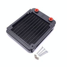 120 10 Tubes Thread Aluminum Computer CPU Water Cooling Cooler Radiator Heatsink picture