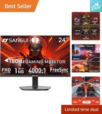 Versatile 24 Inch FHD 1080P Monitor - 180Hz Refresh Rate & FreeSync Technology picture