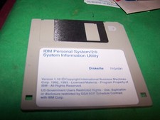 IBM Personal System/2 System Information Utility Diskette picture