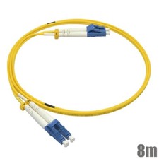 8M LC-LC Duplex Singlemode 9/125 Fiber Optic Cable Patch Network Cord picture