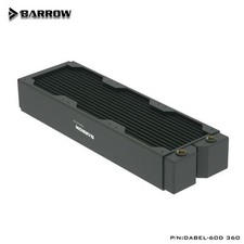 Barrow Dabel 360mm Red Copper Radiator 60mm Thick High Performance, Black picture