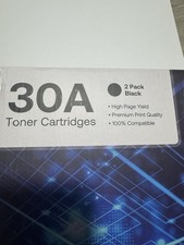 Compatible 30A Black Laser Toner Cartridges 2 Pack High Page Yield picture