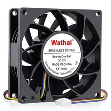 PC Computer Case Fan 80mm x 25mm PWM 12V 4Pin Server Box Enclosure Cooling picture
