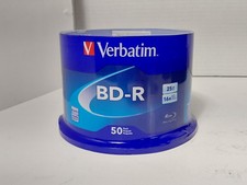 Verbatim 98397 16X 25GB BD-R Discs 50 Pack - New Sealed picture