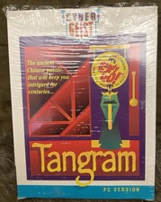 Vintage Tangram 3.5 Disk IBM PC Version Game Cyber Geist 1994 MS DOS 3.3 Tandy picture