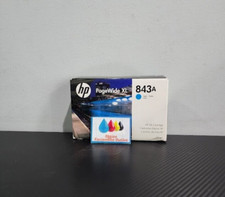 HP 843A 400ml PageWide XL Cyan Ink Cartridge C1Q58A Exp 2019 picture