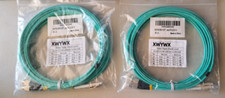 2 Pack Fiber Optic Patch Cord FC/UPC-LC/UPC-OM3-DX-3.0-5M-LSZH 16.5ft NEW picture