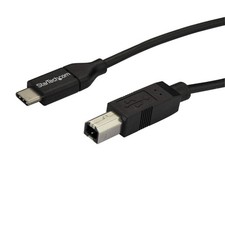 StarTech USB2CB2M 6Ft USB-C to USB-B Print Scanner Black Cable TB3 Compatible picture