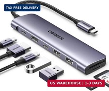 UGREEN USB C Hub for Laptop Revodok 7 in 1 Dock 4K HDMI to USB C Adapter picture