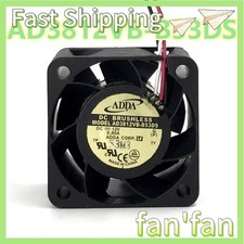 ADDA AD3812VB-B53DS DC12V 0.60A 3-Wire Server Cooling Fan Fast Delivery 4028 4CM picture