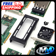 Adjustable Half Height PCIE Card 50mm Cooling Fan Included + Shroud Cooler picture