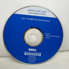 Dell E178FP Monitor Drivers CD Disc P/N 5B.08W01.006 OEM Tested Light Scratches picture