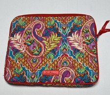Vera Bradley Red Paisley Floral  Mini Tablet E-Reader/Book Sleeve Case picture