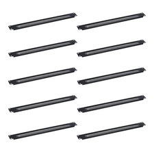 1U Blank Rack Mount Panel Spacers with Ventilation (Pack of 10) for 19