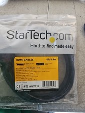 NEW StarTech 6Ft HDMI To DVI Digital Video Cable - HDMIDVIMM6.    #T46 picture