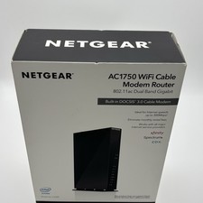 NETGEAR C6300 AC1750 WiFi Cable Modem Router DOCSIS 3.0 C6300-100NAS picture