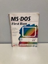 Rare Vintage MS-DOS OS First Run Que College picture